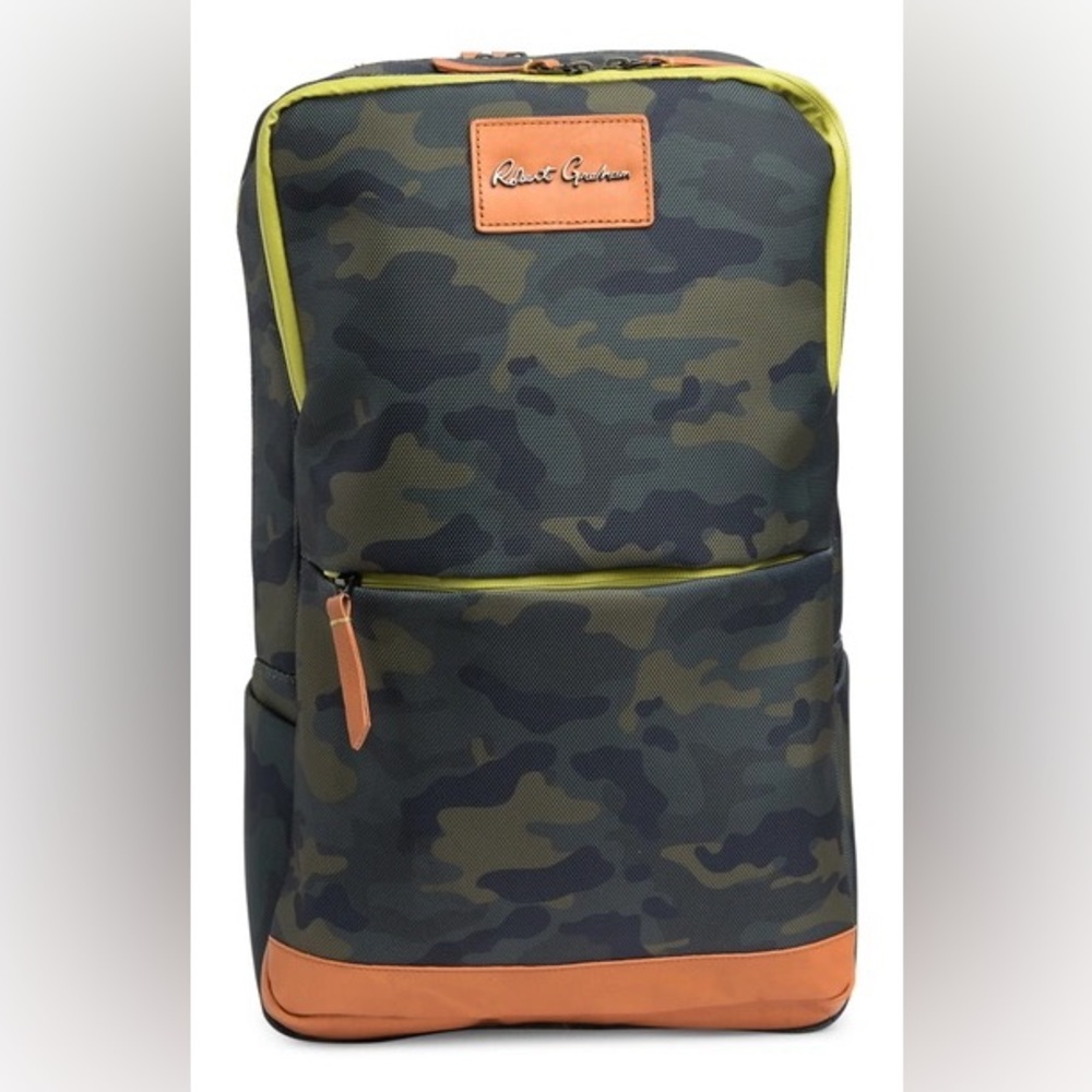 Robert Graham Russel Camo Backpack NWOT